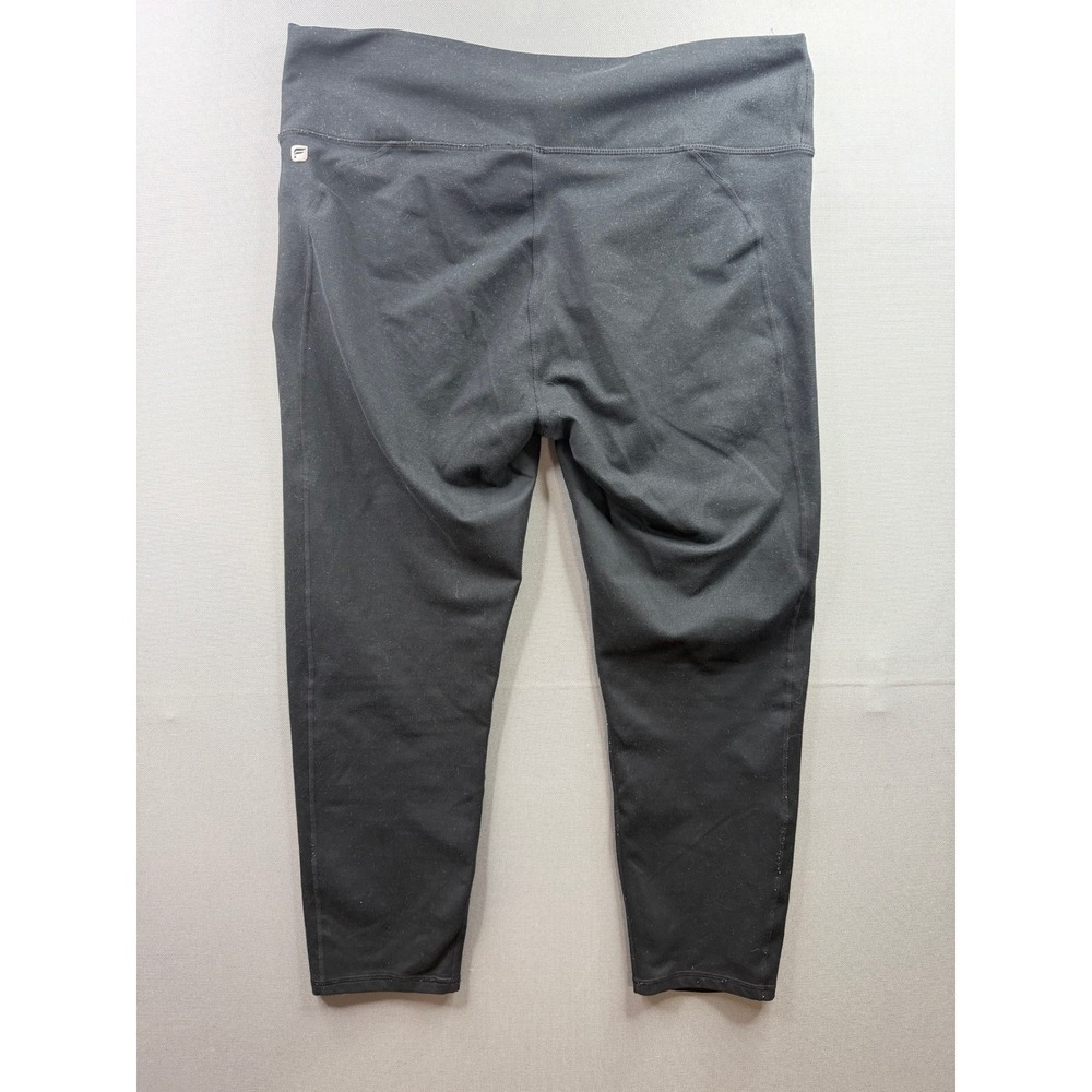 Fabletics Leggings Womens Black Cropped Athletic Activewear XXL - Picture 2 of 5
